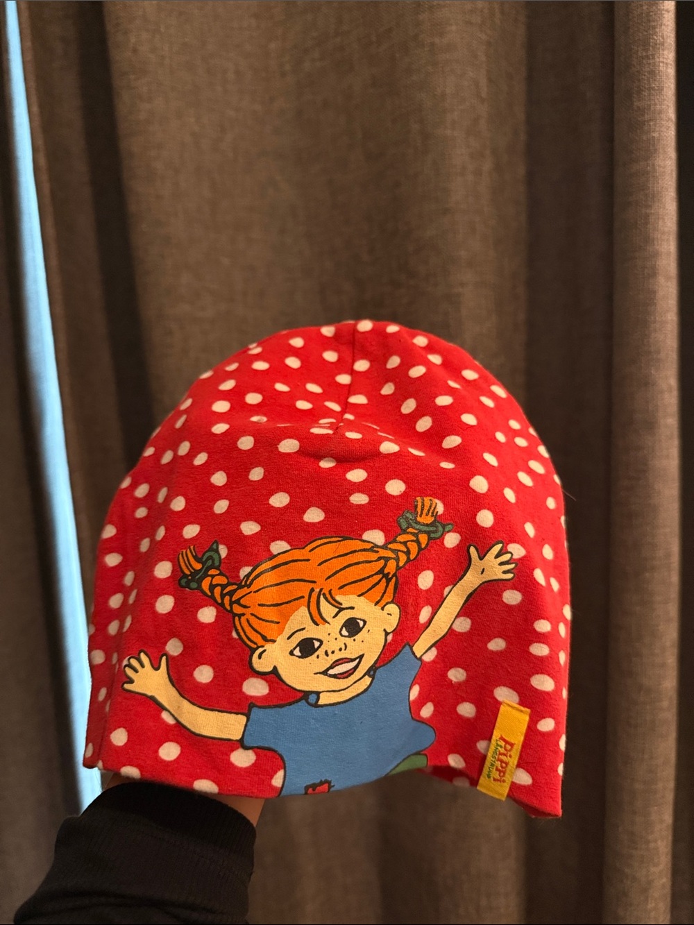 Pippi Longstocking Red Polka Dot Beanie
